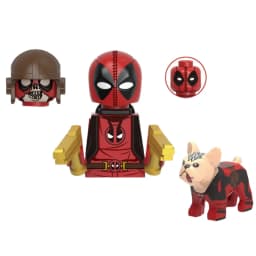 Blind Box Mini Building Blocks G0172 Figures Big Goblin Spiderman Iron Man Venom Captain Hawk Deadpool Armor Christmas Gifts Toy