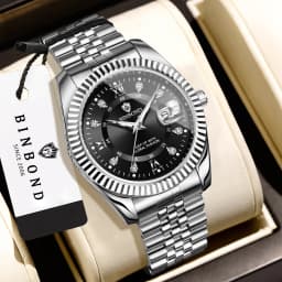 BINBOND Original Couple's Quartz Watches Luminous Waterproof Men's Women's Watch Mujer Reloj Ofertas Hoy Relogios Casal