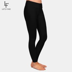 LETSFIND Women Solid Leggings Black Blue Grey wine red Colour High Waist Comfortable High Elasticity High Quality Full Leggings