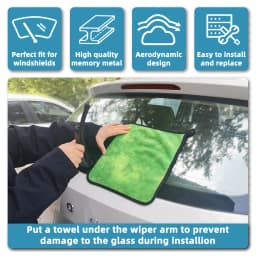 Lanke Suitable for Honda Fit JAZZ 2008-2020 Rear Wiper Blade Rear Glass Window Wiper Replacement Easy Installation Auto Parts