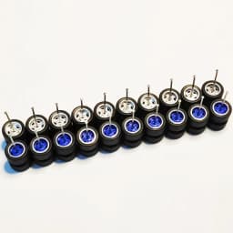 10 Sets 1/64 Alloy Car Wheels Pack Tires Diameter 9.8mm/11mm/12mm/13mm/14mm for Hot Wheel/Matchbox/Domeka/Tomy 1:64 Car Model