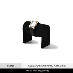 Oirlv Watch Display Stand Microfiber Jewelry Organizer Watch Stand Bracelet Display Rack Jewelry Watch Bracelet Photography Prop