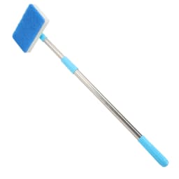 Cleaner Scrubber Double-Sided Sponge Cleaning Brush Aquarium Fish Tank Glass Window Algae Super Long Handle 180° adjustable