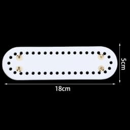 Handmade Oval Bottom for Knitted Bag PU Leather Pad Handcraft Bag Base With Holes DIY Crochet Bag Bottom Accessories