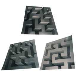 3D Illusion Wall Sticker Waterproof Removable Corner Decal Creative Optical Illusion Maze Cube Wall Art Home Room Decor Stickers