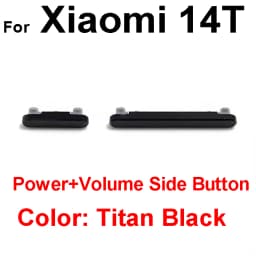 For Xiaomi 14 14T Pro Ultra On Off Power Volume Side Button Power Control Side Button Switch Replacement Repair Parts