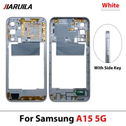 NEW For Samsung A15 4G A155 A15 5G A156 Middle Frame Housing Frame Panel Rear Housing Case Panel Replacement Part