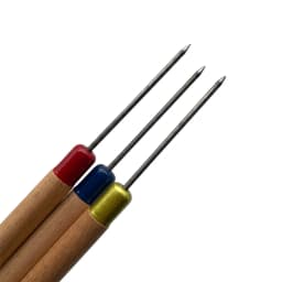 1 Piece Wooden Handle Soldering Pick with Titanium Tip Professional Welding Needle Goldsmithing Jewelry Making Tool