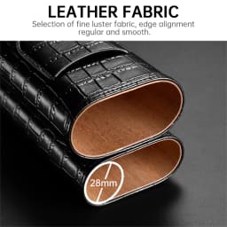 3-pack Cigar Case Portable Leather Holder Box Storage with Stainless Steel Sharp Cigar Cutter Luxury Smoking Accessories CH-24FA