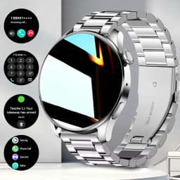 New Round 1.52" Extra-Large Screen Smartwatch Wireless Call Men Women With More Sports Modes Calculator Smart Watches Business
