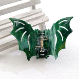 Bat-shaped Acetic Acid Material Halloween Funny Updo Festival Dress Hair Grab Hair Accessories for Women