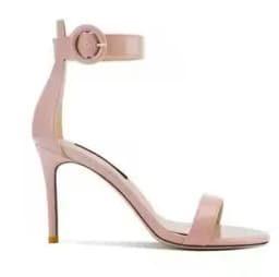 Small Size 33 Blue Red Black Khaki Nude White Solid Color One Line Buckle Sandals Woman 6 cm Stiletto Heels Party Dress Shoes