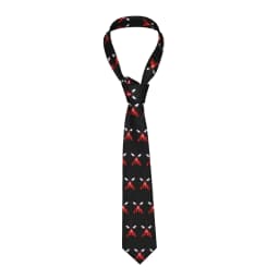 Formal Spider Cartoon Neck Tie for Office Custom Men Spider Web Cute Little Animal Neckties