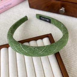 Autumn New Small Fragrant Style Tweed Plaid Sponge Headband for Woman Girls Elegant Hair Hoop Hair Band Fashion Hair Accessories