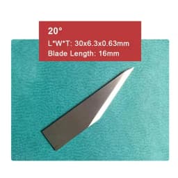10Pcs Aoke Kasemake AMEIDA RUK Vibration Knifes Blade Cutter Head Oscillating Blade 16°-45°For CNC Genuine Leather Machine