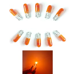 10pcs T5 12v 1.2w W2W Car Halogen Lamp Instrument Lights Dashboard Bulb Auto Interior Light Car Styling