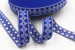 5 Yards 0.78 Inch 20MM Hundreds Styles Geometric Woven Jacquard Embroidered Ribbons DIY Apparel Wrapping Trim Sewing Accessories