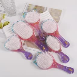 DIY Crystal Epoxy Silicone Mold Air Cushion Comb Oval Love Bear Animal Shaped Hand Comb Mold Making Resin Craft Jewelry Molds