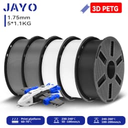 JAYO 3D PETG/ High Speed Matte PETG / PLA Classic Printer Filament 1.75mm 3D Printer Filament 5.5KG Neatly Wound PETG for 3D