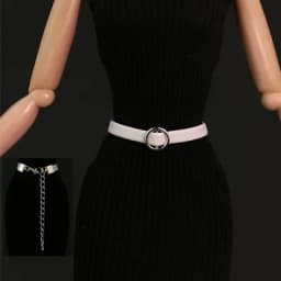 RUHERW 2026 Spring New High Quality Doll Belt Fashion Leather Waistband for 11.5-inch Female Doll 1/6 Doll Accessories