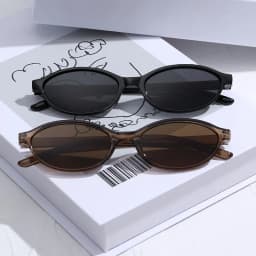 2pcs Women's Vintage Small Oval Sunglasses, UV Protection, Ideal for Outdoor, Travel, Driving & Daily Wear, Perfect Gifts