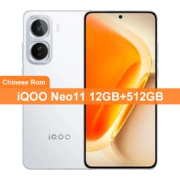 China Version iQOO Neo 11 6.82” AMOLED Scree Snapdragon 8 Elite 100W 7500mAh Battery 50MP+16MP Camera With Multilingual NFC