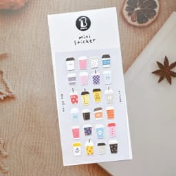 BONITO Mini Coffee Light Meal Space Cartoon Stickers Scrapbooking Diy Journal Diary Cute Stationery School Sticker Gift