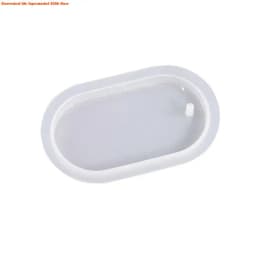 Fan-shaped Round Heart Oval Bone Tag Silicone Epoxy Mold Resin Casting Necklace Pendant Mold Suitable for Home Decor