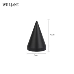 Black Metal Earrings T-Bar Stand Necklace Chains Ring Jewelry Hanging Holder Organizer Watch Counter Display Stand for Selling