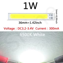 8pcs LED COB Lamp Beads Chip High Power 1W 3W 5W DC3V 9V 12V 15V For LED Car Bicycle Flashlight Wall Lamp Lights Tube Repair DIY