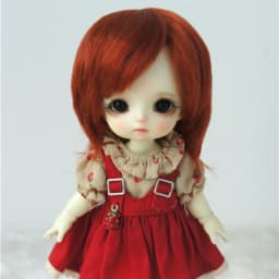 JD081 1/12 1/8 1/6 1/4 1/3 Synthetic Mohair Doll Accessories Short Girlish Cut Lati White&Yellow OB11 YOSD MSD SD BJD Wigs