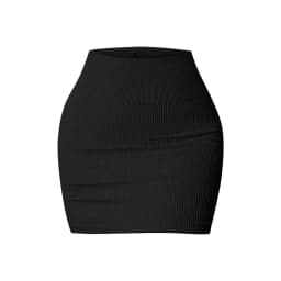 Women Seamless Solid Color Hip Wrap Skirt Tummy Control Anti Chafing Yoga Skirt Slim Fit Casual Butt Lift Fashion Mini Skirt