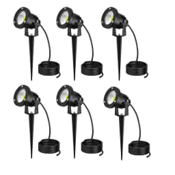 1 Meter Cable IP65 LED Garden Lawn Lamp Light 5W 10W Spike Landscape Lamp AC DC12V24V Warm White Blue Spot Lights 220V110V