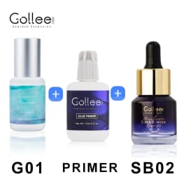Gollee All Weather 0.5S Quick Drying Eyelash Extension Glue Professional Eyelash Adhesive Super Bonder Eye lash Booster