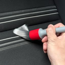 AUTOBRIGHT 5pcs Car Wash Brushes High quality soft brush Dense Bristles Car Detailing Clean Interior Wheel Silver Brush set Tool