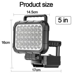 For Makita LED Working Light Lantern 18V Li-ion Battery Emergency Lamp Flashlight Torch Spotlight With Dual USB Camping Lighting