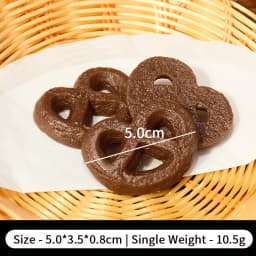 Simulation Cookies for Children, Simulation Accessories, Photography, Fake Biscuits, Early Education, DIY, 3 Pcs/Lot