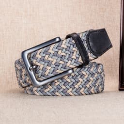 New Men Belt High Quality Patchwork Color Canvas Men‘s Belts Unperforated Alloy Pin Buckle Men Nylon Belts Sport Jeans Bels