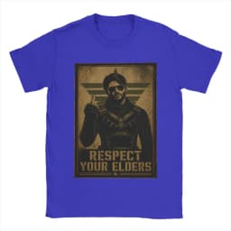 Respect Your Elders Soldier Boy T Shirts Men's 100% Cotton Funny T-Shirts Round Neck The Boys Tee Shirt Short Sleeve Tops