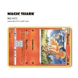 2026 New Charizard Blastoise Bulbasaur Eevee Metwo Sticker Film Skin Cover for Credit Debit Card