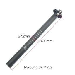 Alfa Pasca Carbon Fiber Seat Post 27.2/30.8/31.6mm Zero Offset Mountain/Road Bike Seat Parts No Logo 3K Matte/Glossy Accessorie