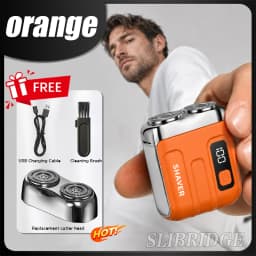 Mens Electric Shaver Rechargeable Waterproof mini Portable Beards Razor Wet/Dry