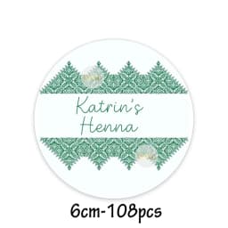Custom Henna Water Bottle Labels Stickers Self Adhesive Candy Wrap Bridal Shower Decor Personalized Text