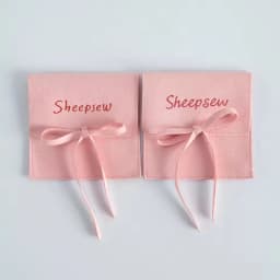 50pcs Wholesale Custom Jewellery Drawstring Bag Pouch Multifunction Suede Microfiber Jewelry Rings Earrings Packaging Bag With L