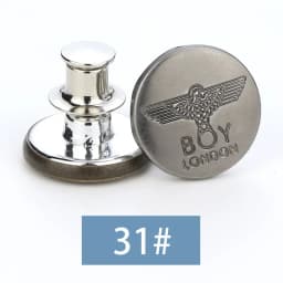 5/10/20Pcs Button Pins for Loose Jeans No Sew Instant Replacement Snap Tack Pant Button Adjustable Metal Pants Button Tightener