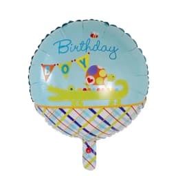 50pcs 18inch Round Foil Balloon Happy Birthday Inflatable Foil Helium Balloons Birthday Party Decoration Kids Toys Air Globos