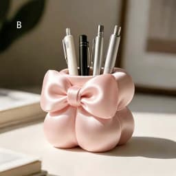 3D Stylish Desk Storage Bucket Multifunctional Makeup Brush Organizer Pen Holder For Eyebrow Brush
