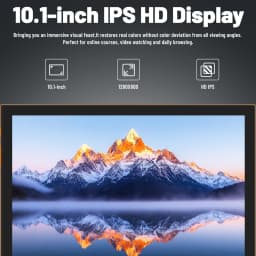 Paitanry 10.1 inch HD IPS Tablet PC A537 Octa‑Core Android 15 8GB (4GB+4GB Expand) RAM 128GB Storage Split‑Screen Function WiFi 6 GMS Google Global Tablet for Office Entertainment Video Calls