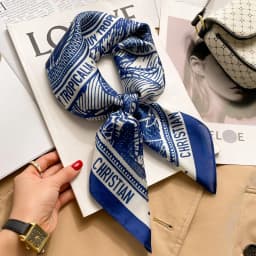 Luxury Horse Silk Shawl Square Scarf For Women Print Hijab Summer Wraps Neckerchief Female 70*70cm Handkerchief Bandana Girl
