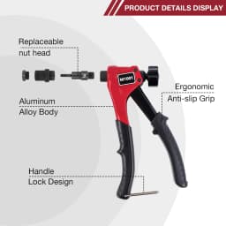 Manual Rivet Nut Gun M3 M4 M5 M6 Household Multi-specification Riveting Machine, Riveting Tools, Insert Nut Quick Fastening Tool